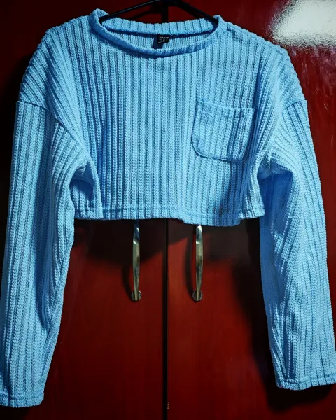 Crop top magna larga