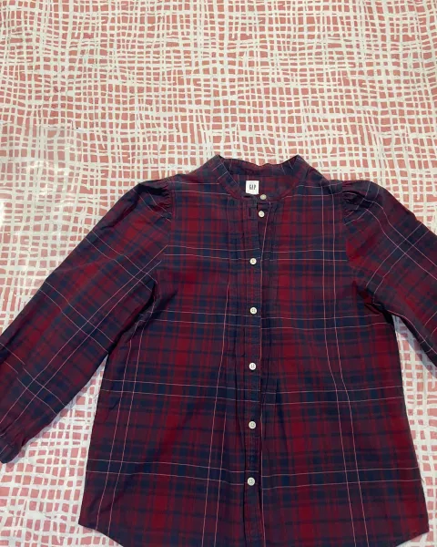 Blusa Gap cuadros talla M