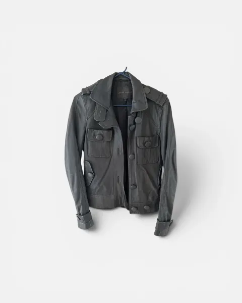 Jacket gris cuero seven S