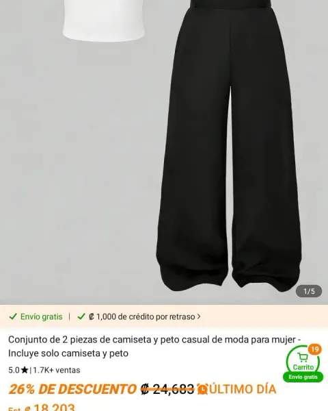 Enterizo de mujer