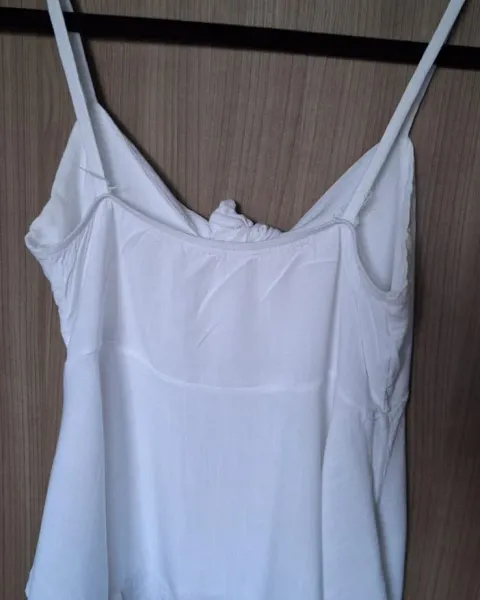 Blusa blanca M de dama