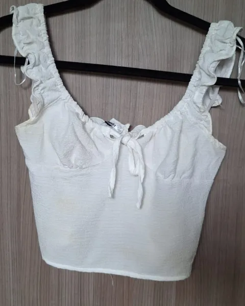 Crop Top Mujer Blanco