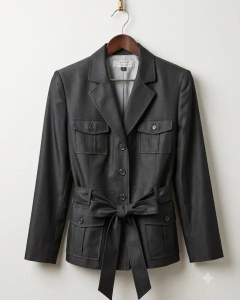 Blazer Gris Oscuro