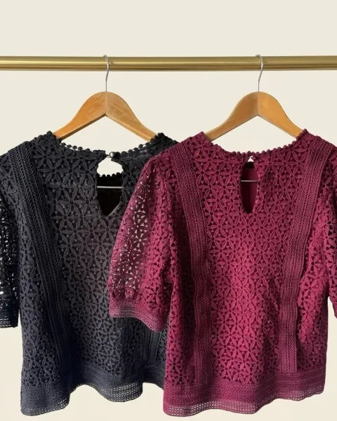 Blusas Encajes casuales