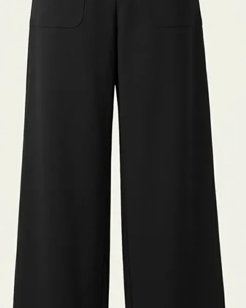 Pantalón de Vestir Negro -estilo Palazo
