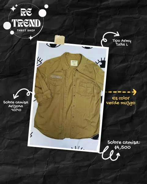 Sobrecamisa tipo Army
