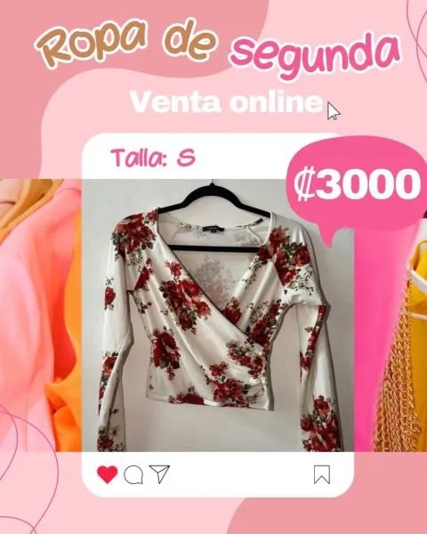 Blusa de flores