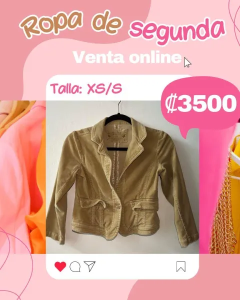 Saco beige