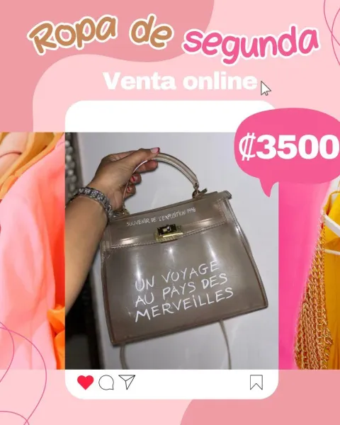 Bolso transparente