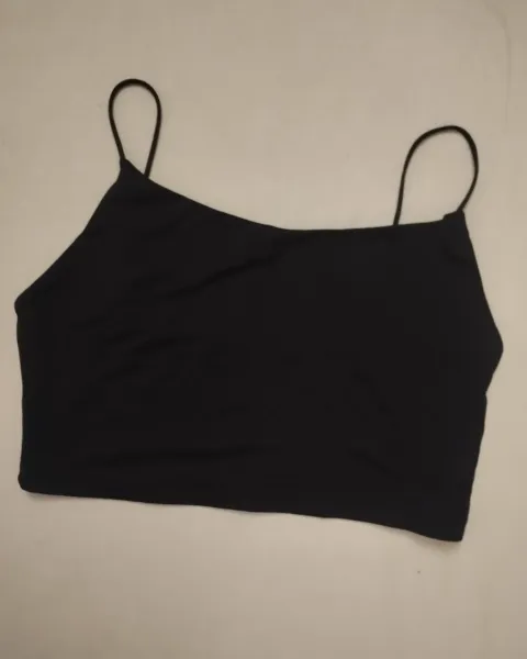 Crop top negro