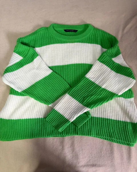 Sueter Cardigan con rayas