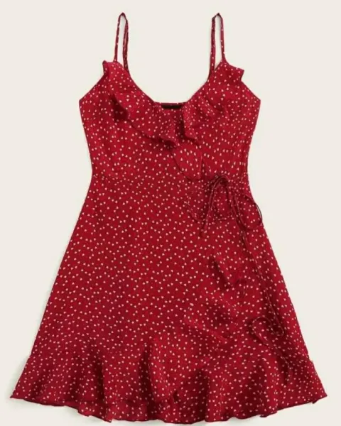 Vestido Shein Rojo Talla S