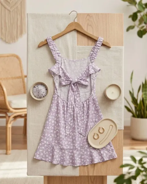 Vestido Lila- Talla S-TelaFresca